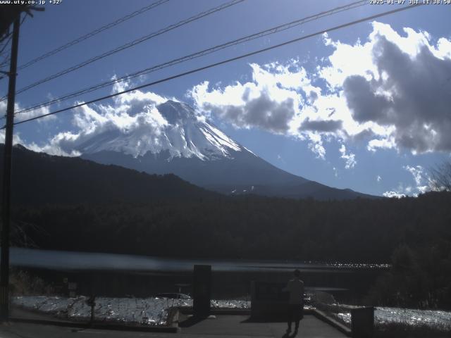 西湖からの富士山