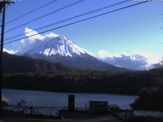 西湖からの富士山