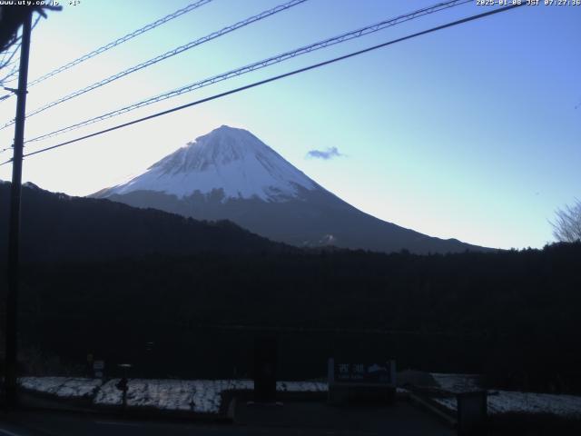 西湖からの富士山