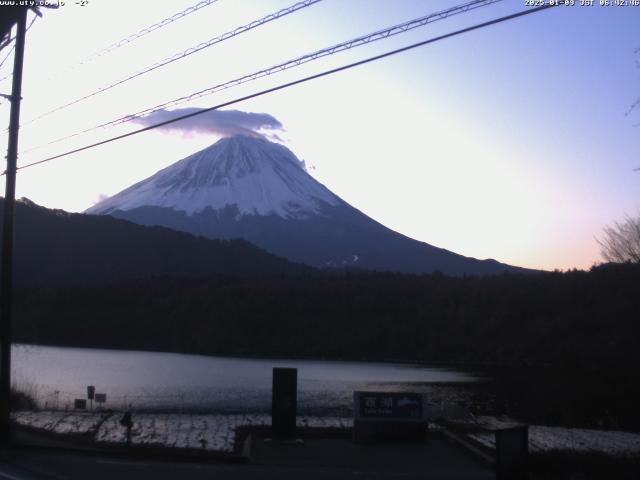 西湖からの富士山