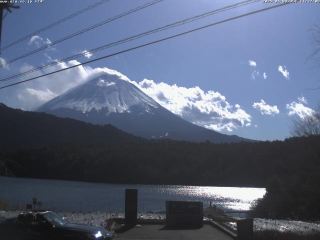 西湖からの富士山