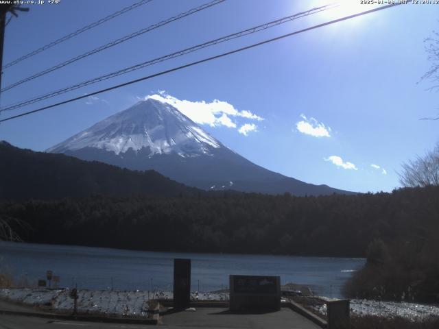 西湖からの富士山