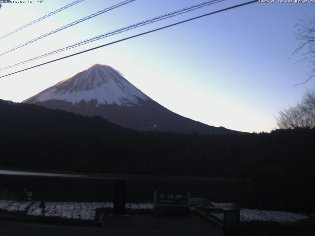 西湖からの富士山