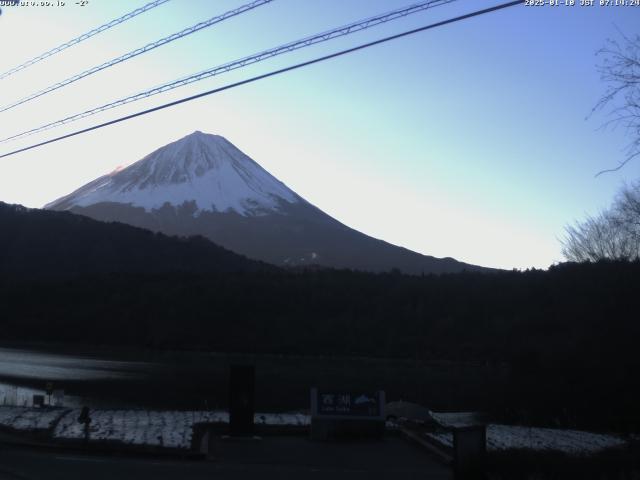 西湖からの富士山