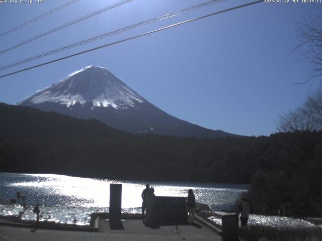 西湖からの富士山