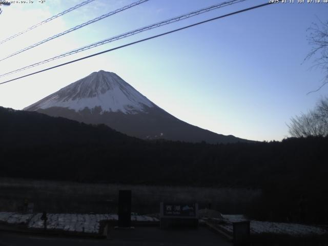 西湖からの富士山