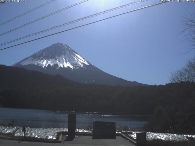 西湖からの富士山