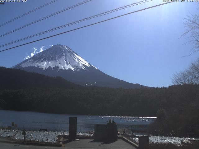 西湖からの富士山