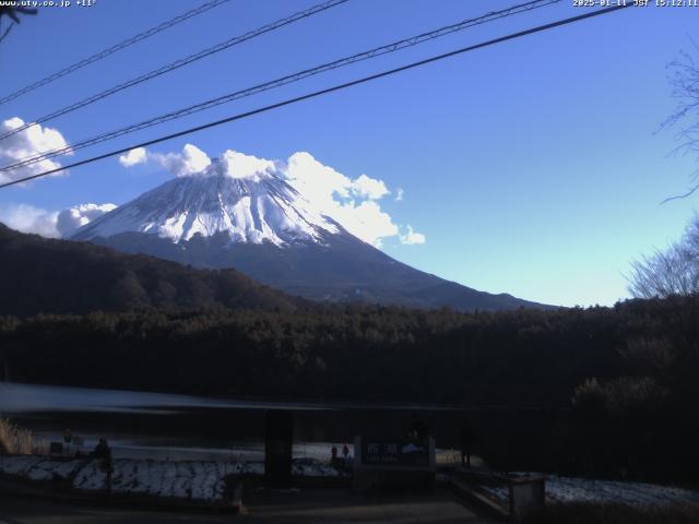 西湖からの富士山