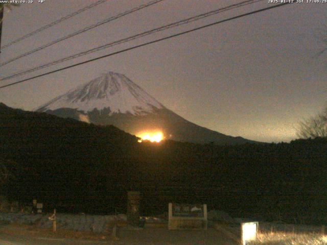 西湖からの富士山