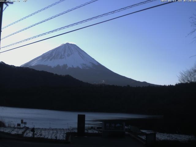 西湖からの富士山