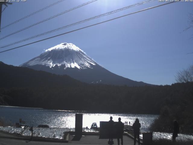 西湖からの富士山