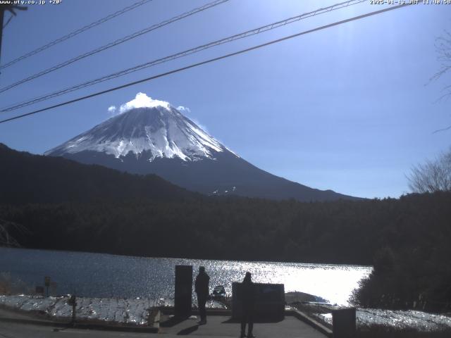 西湖からの富士山