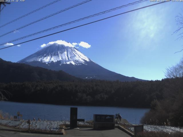 西湖からの富士山