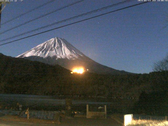 西湖からの富士山