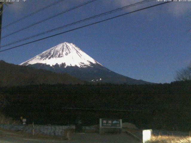 西湖からの富士山