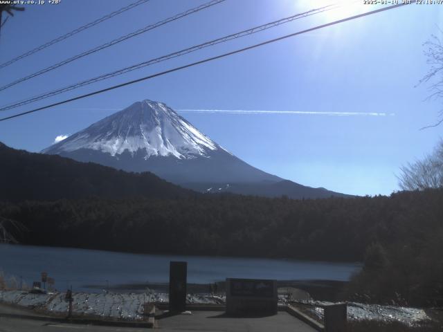 西湖からの富士山