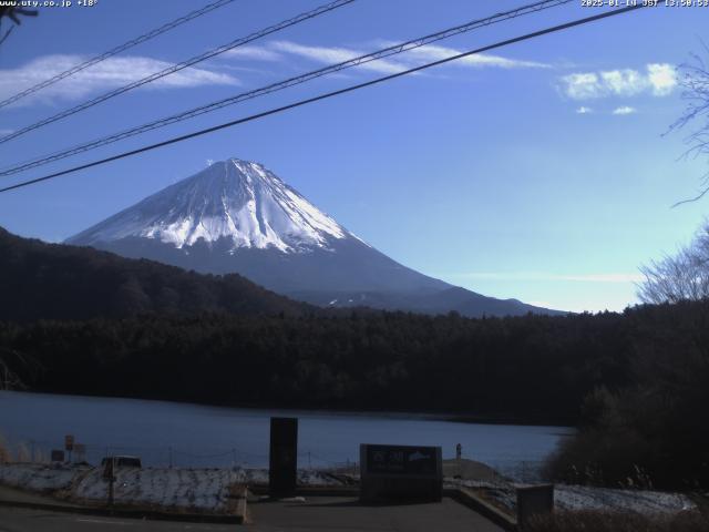 西湖からの富士山