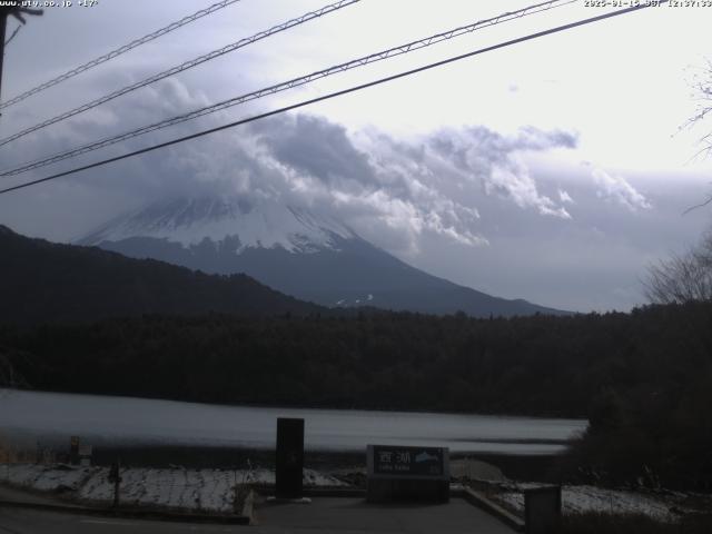 西湖からの富士山