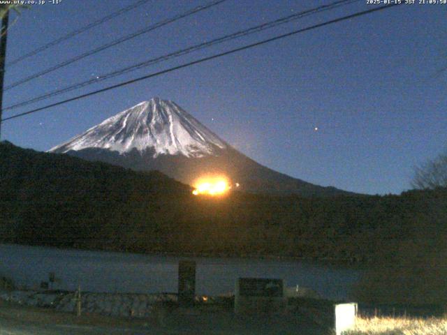 西湖からの富士山