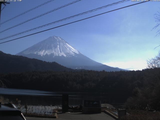 西湖からの富士山