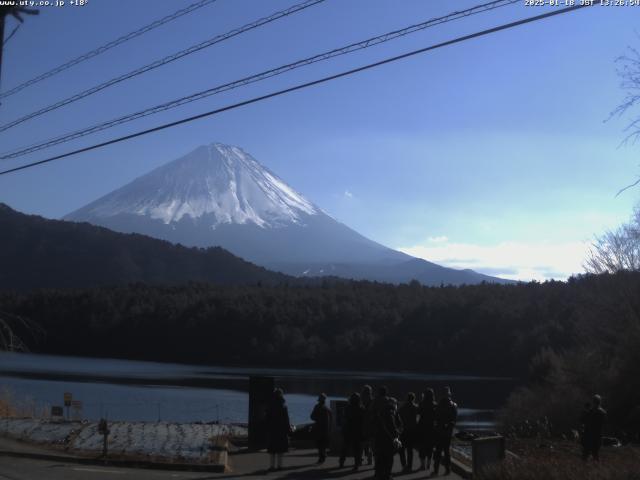 西湖からの富士山