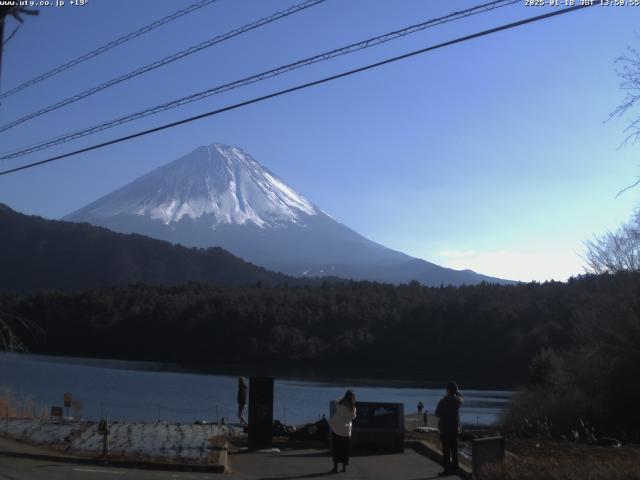 西湖からの富士山