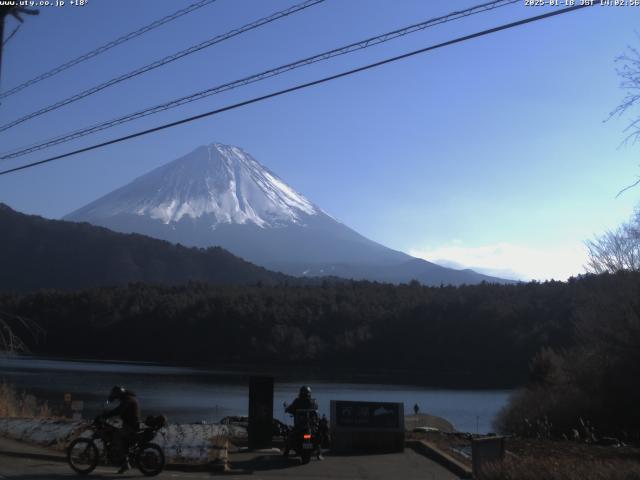 西湖からの富士山