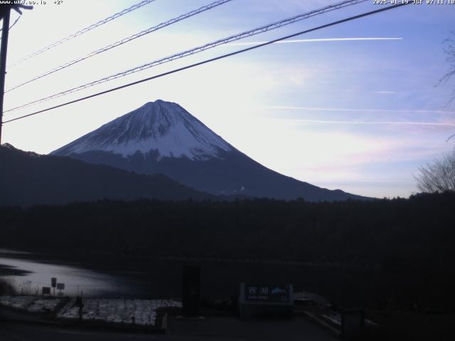 西湖からの富士山