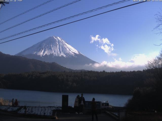 西湖からの富士山