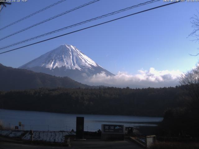 西湖からの富士山