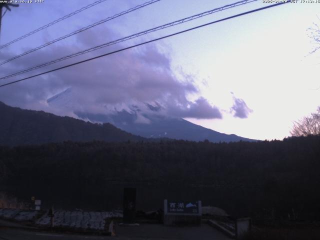 西湖からの富士山