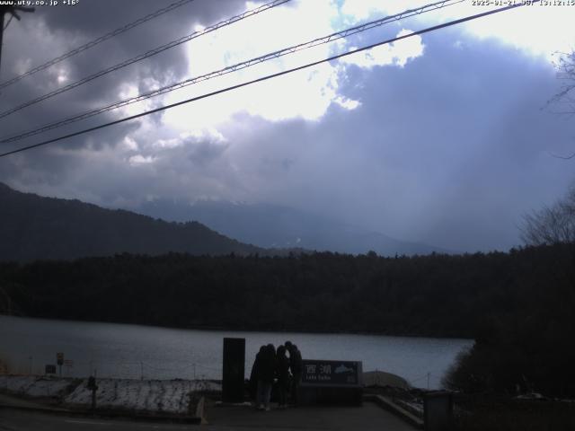 西湖からの富士山