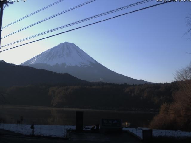 西湖からの富士山