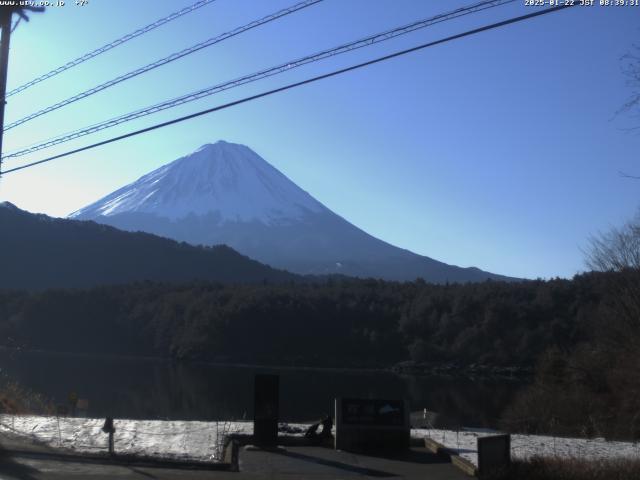 西湖からの富士山