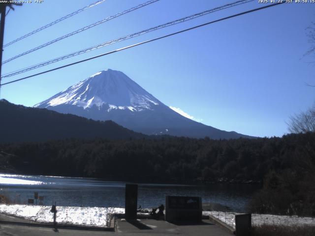 西湖からの富士山