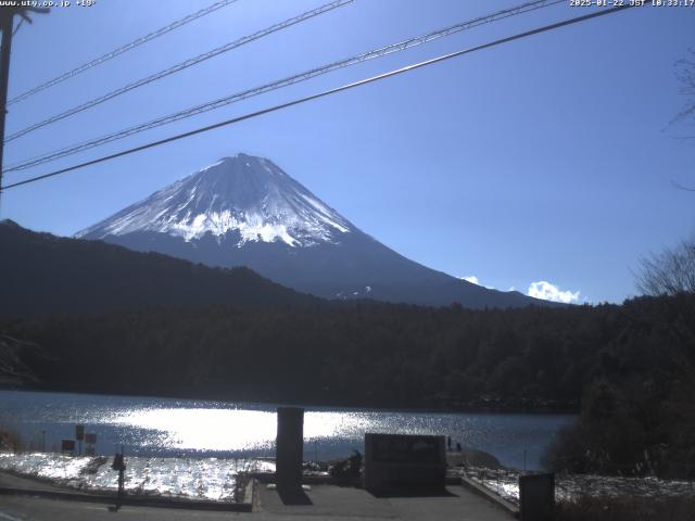 西湖からの富士山