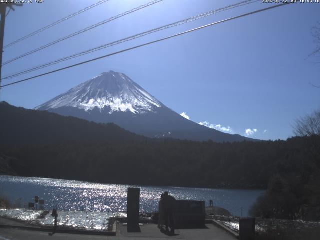 西湖からの富士山