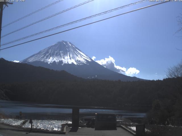 西湖からの富士山