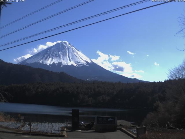 西湖からの富士山