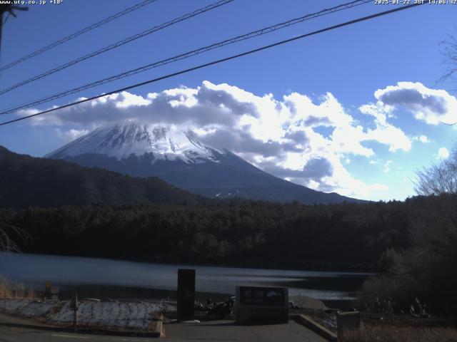 西湖からの富士山