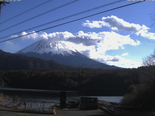 西湖からの富士山