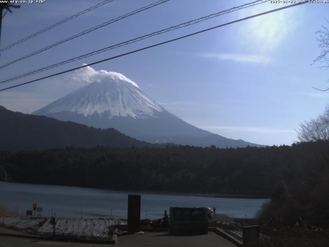 西湖からの富士山