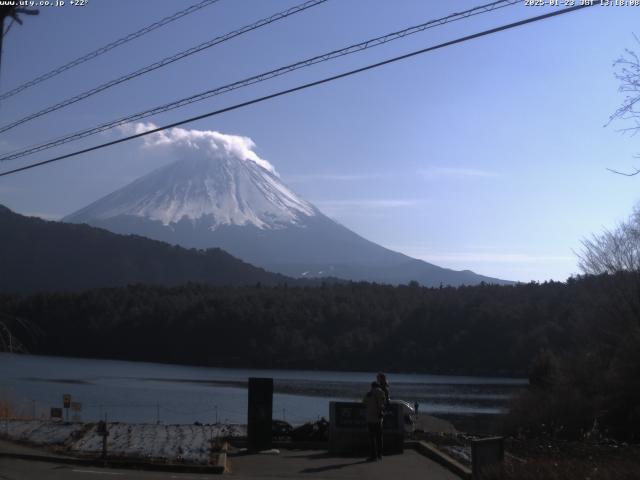 西湖からの富士山