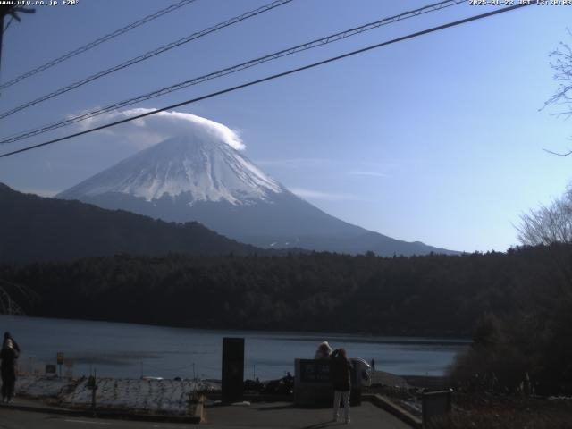 西湖からの富士山