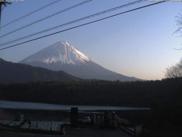 西湖からの富士山