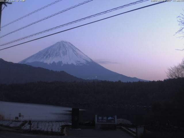 西湖からの富士山