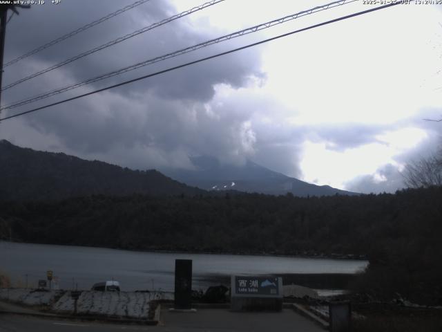 西湖からの富士山