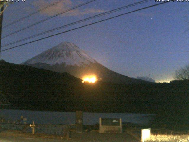 西湖からの富士山