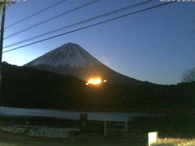 西湖からの富士山